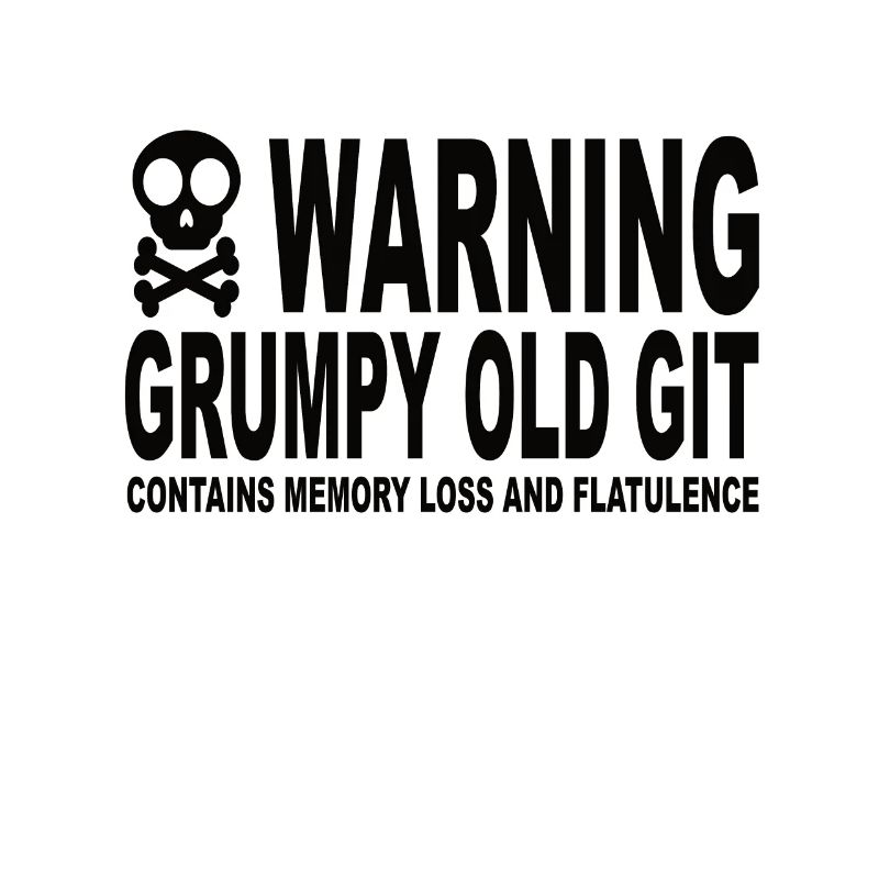 Warning Grumpy Old Git