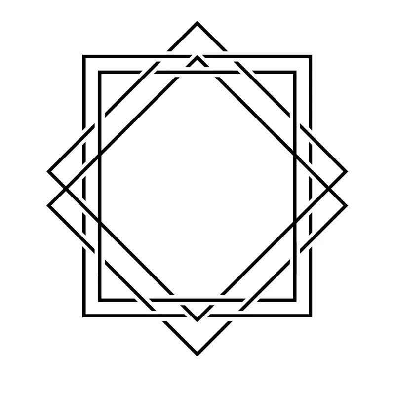 Rahmen Retro