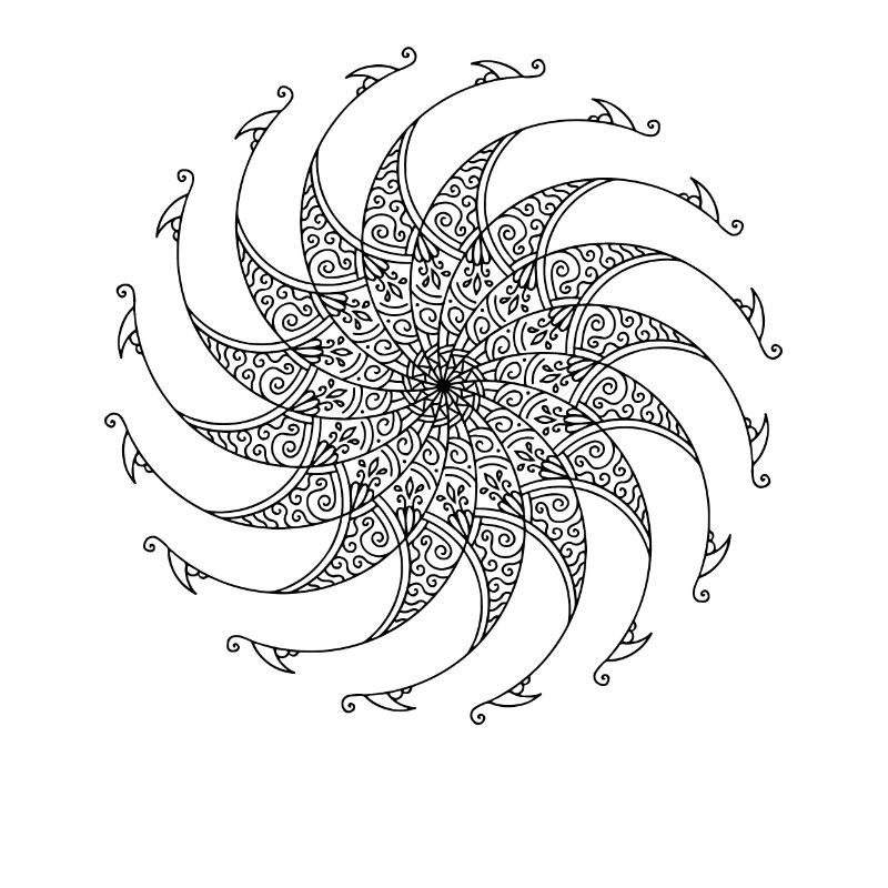 Rotating Mandala