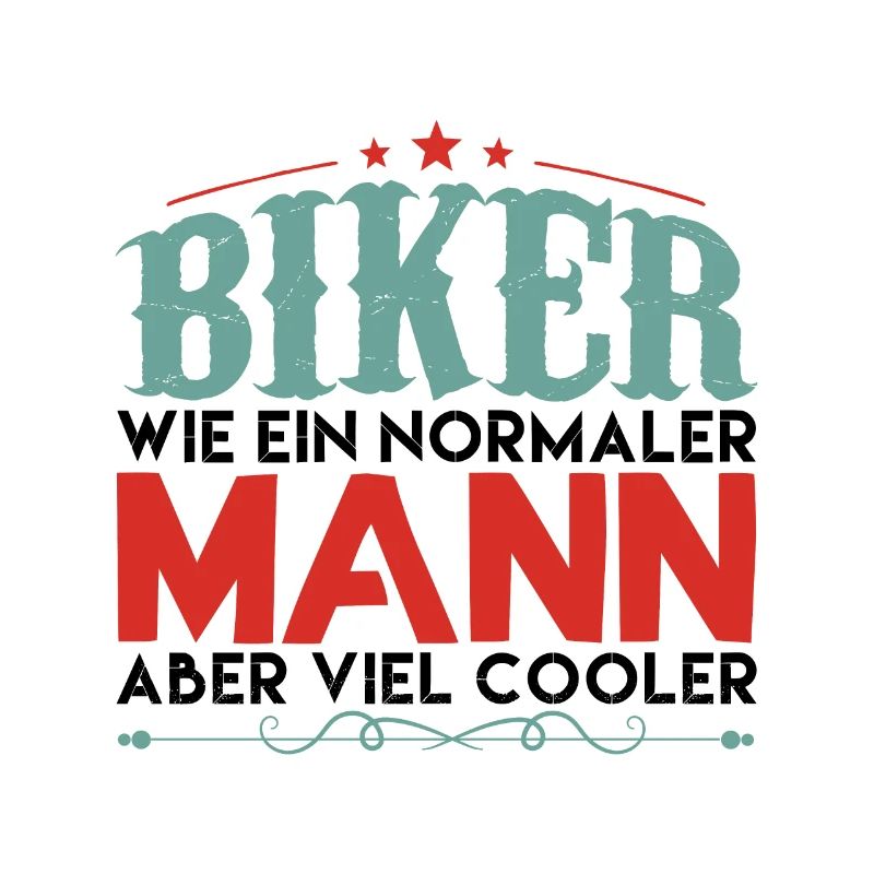 Old School Biker Chopper Motorradfahrer !