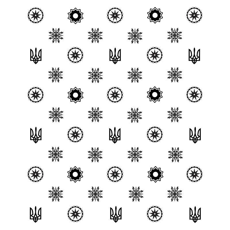 Ukraine Trysub_Repeated Symbols Pattern