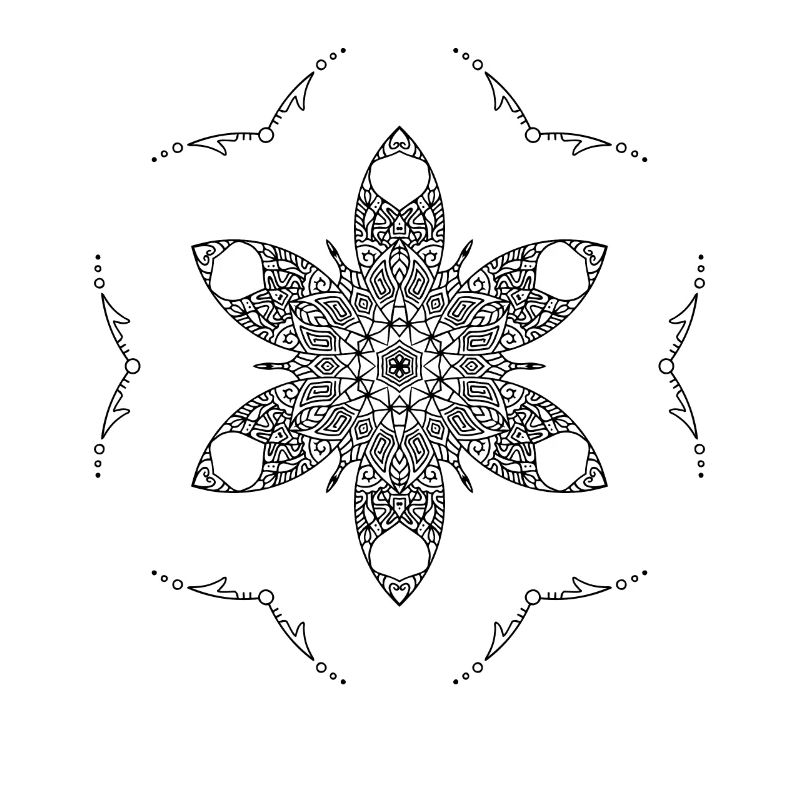 Blumen Mandala
