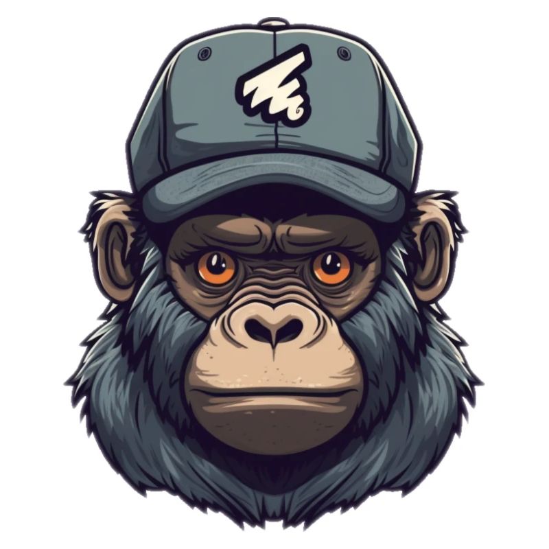 Monkey with cap