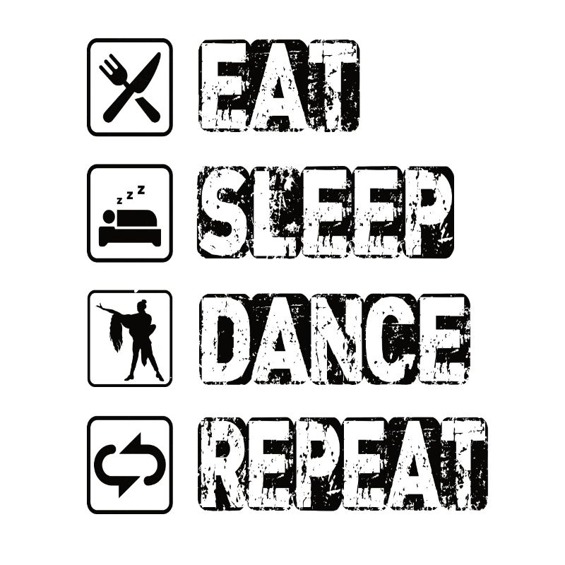 Manger Sommeil Danse Répéter