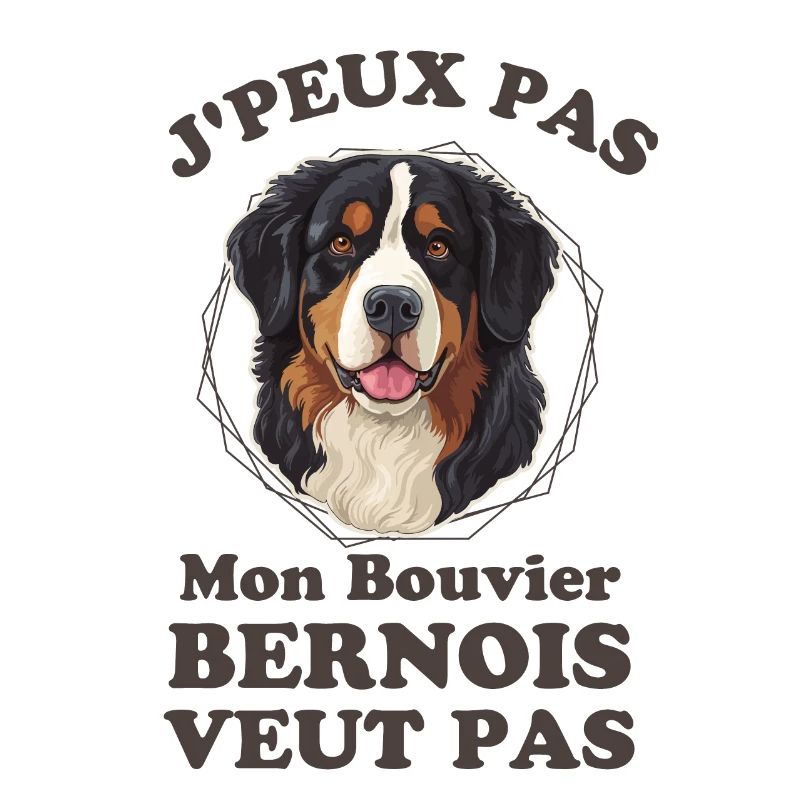 Chien mignon bouvier bernois