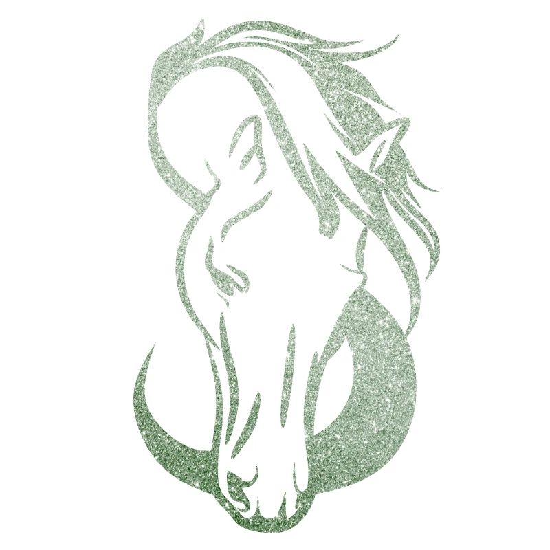 silhouette Cheval amour infini 