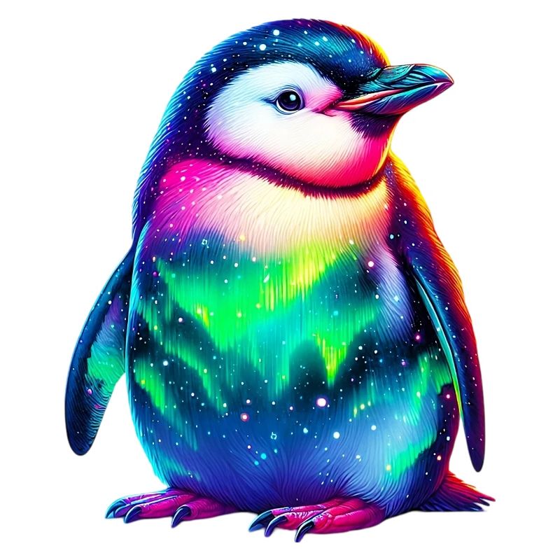 Aurora Borealis Pinguin