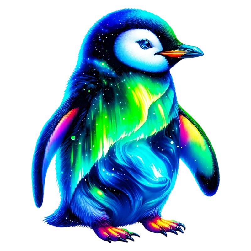 Aurora Borealis Pinguin