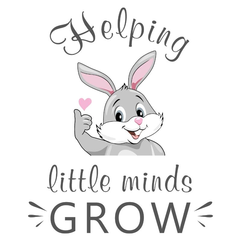 Lapin heureux. Aider les petits esprits à grandir