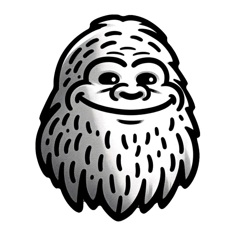 Smiling Yeti - Sasquatch Sighting