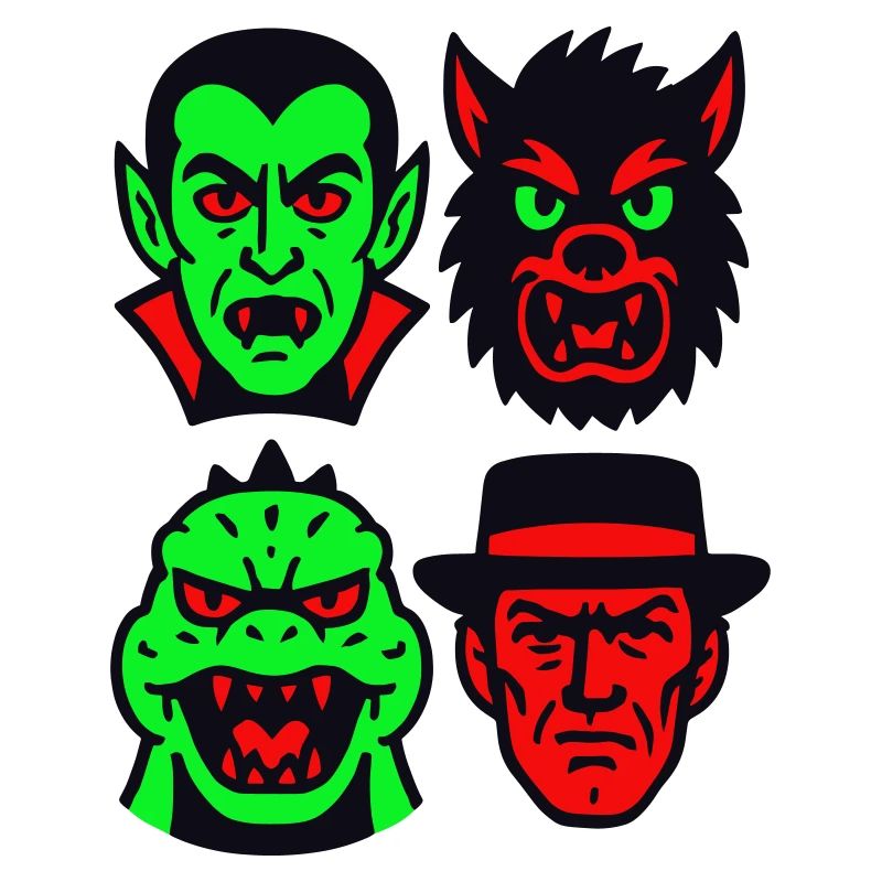 4 Spooky Monsters