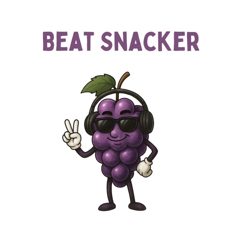 Beat Snacker Grape Headphones