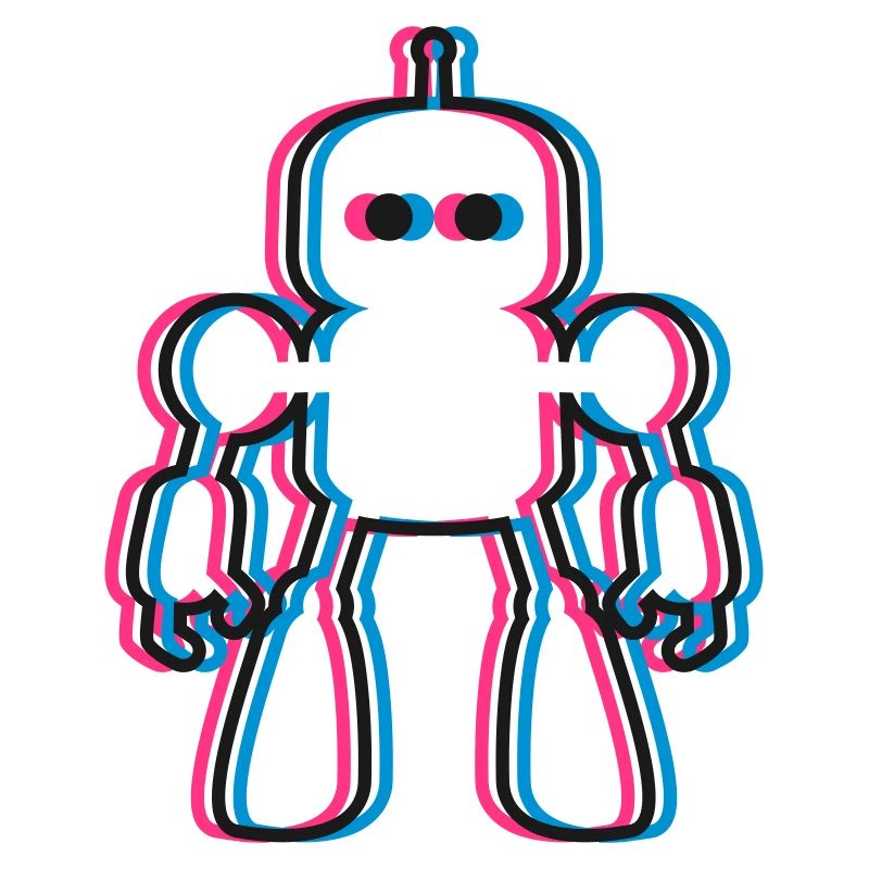 Robot 3D Effect IA Science-Fi