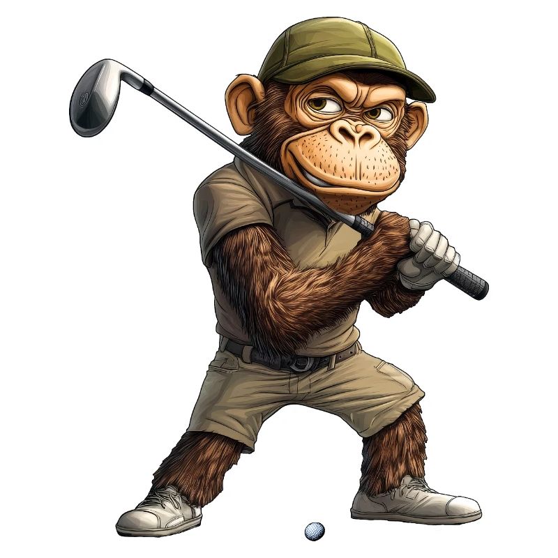 Monkey Golf / Golfer Monkey