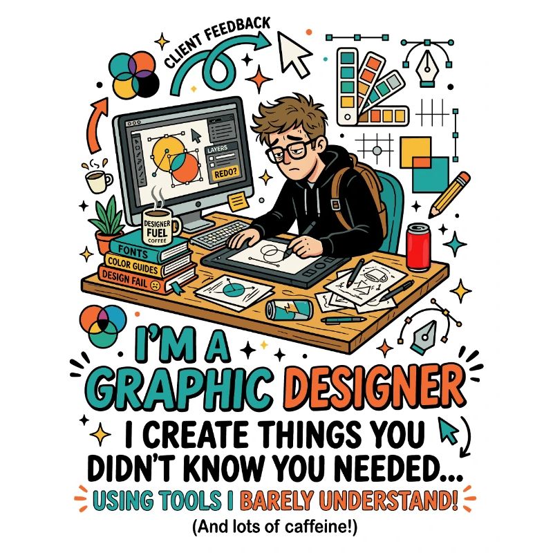 Graphic Designer Tools Humor Saying