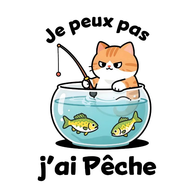 Chat pêcheur dans l'aquarium