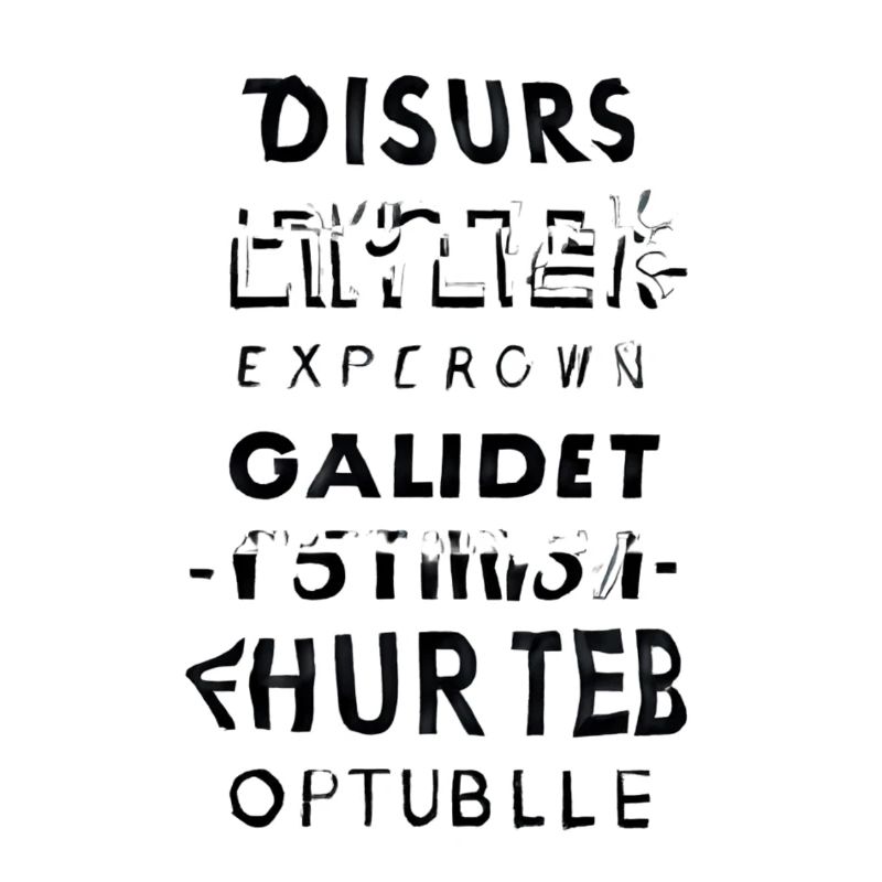 Glitch text cascade