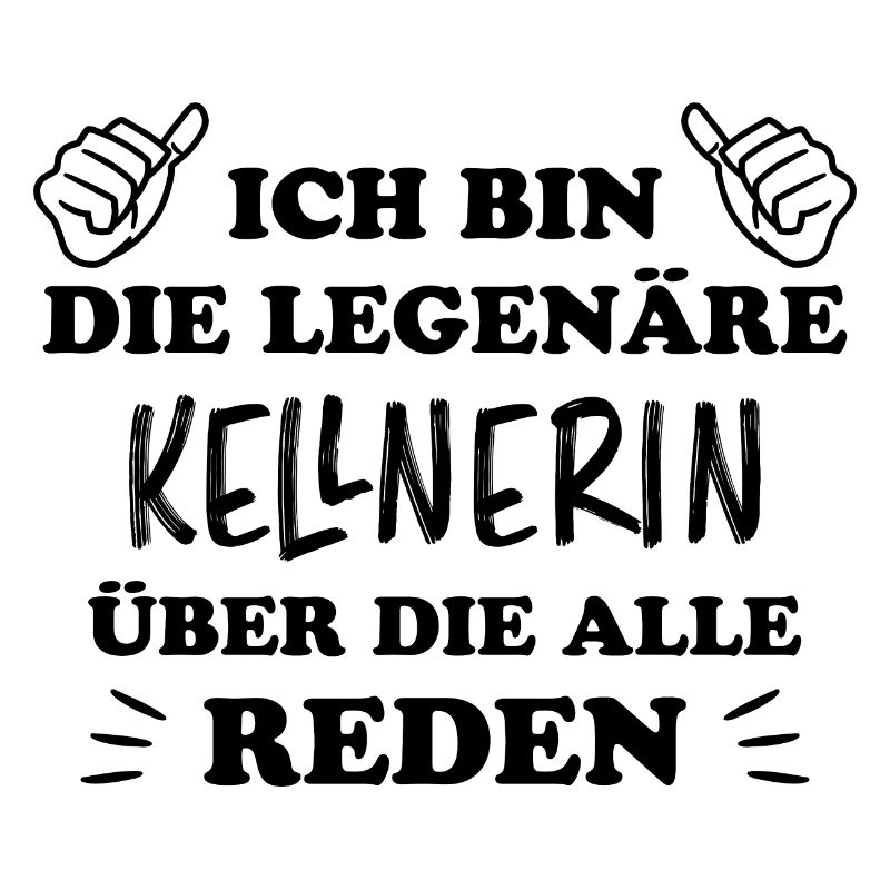 Kellnerin Lustig Spruch Serviererin Beruf Geschenk