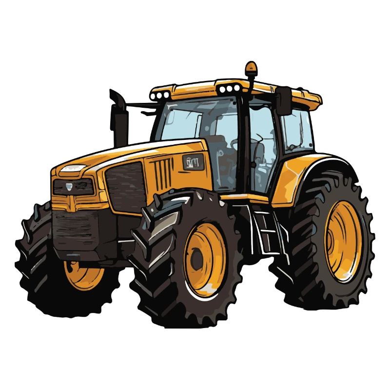 Tractor Farmer Symbol