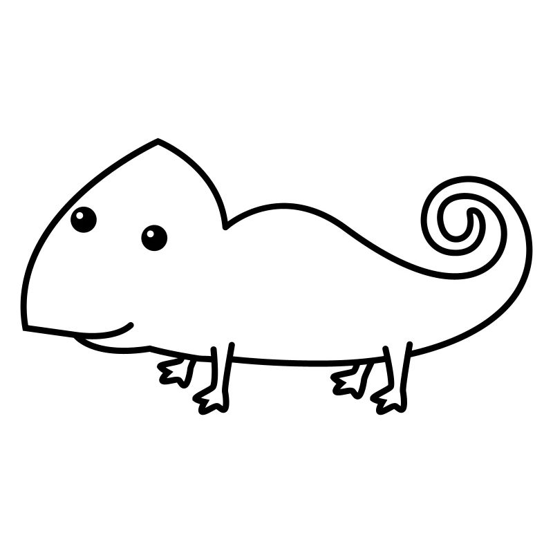 Caméléon Comic Animal