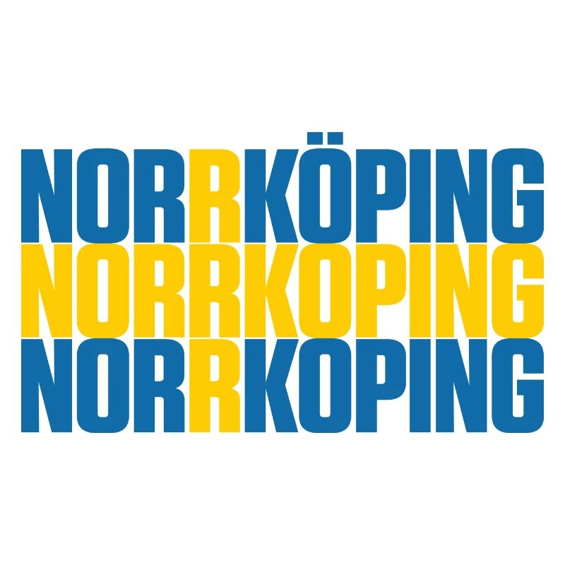 Norrköping Suède Drapeau
