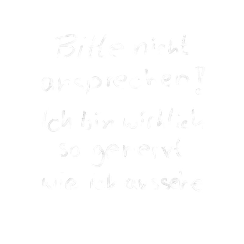 nicht ansprechen