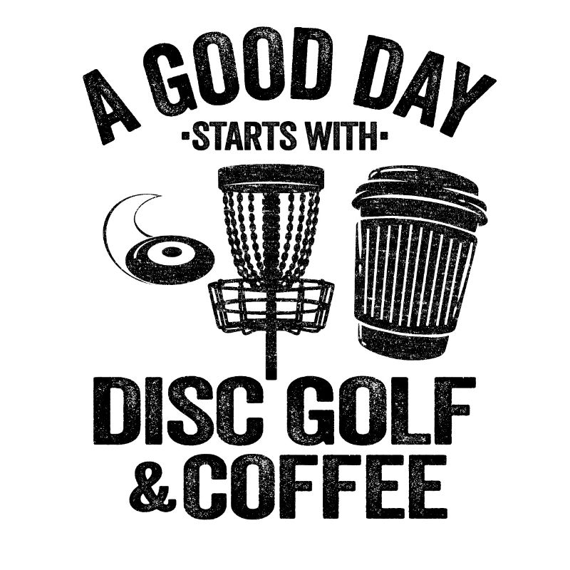 Café & Disc Golf Jour cadeau sort Disc Golfer