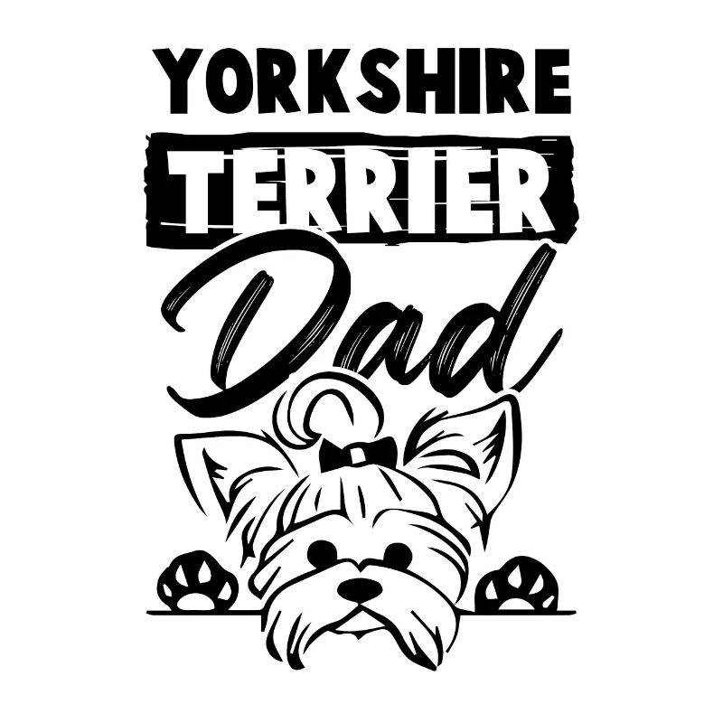 papa yorkshire terrier