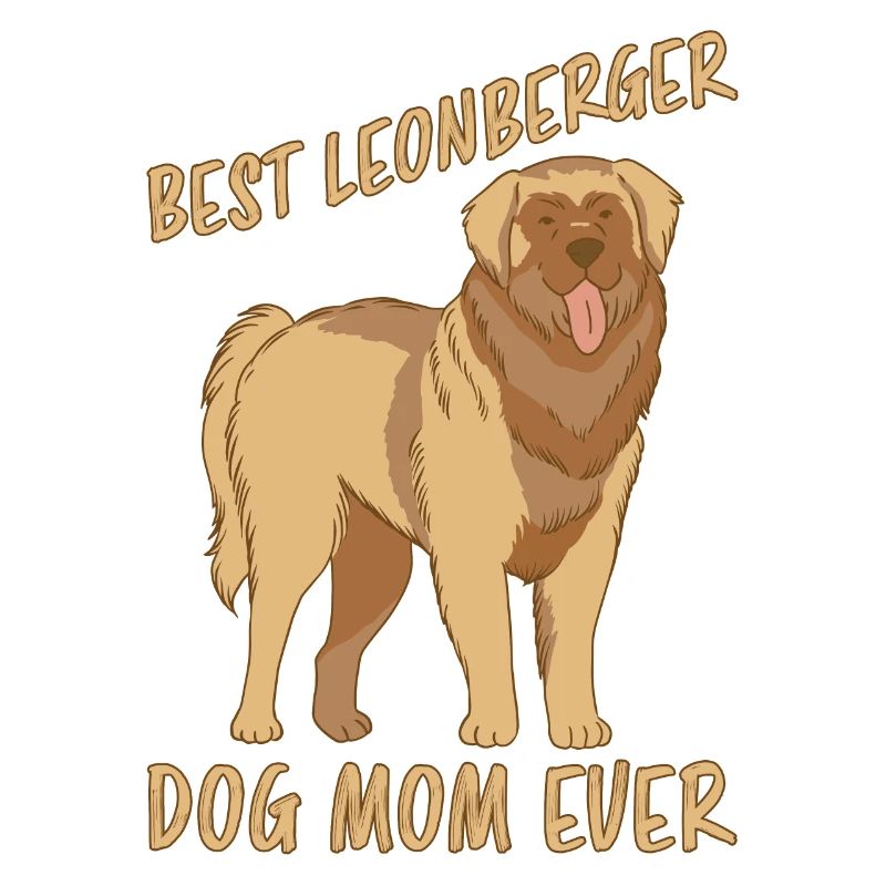 Leonberger Maman Chien S’amuser à dire Leonberger Cadeau