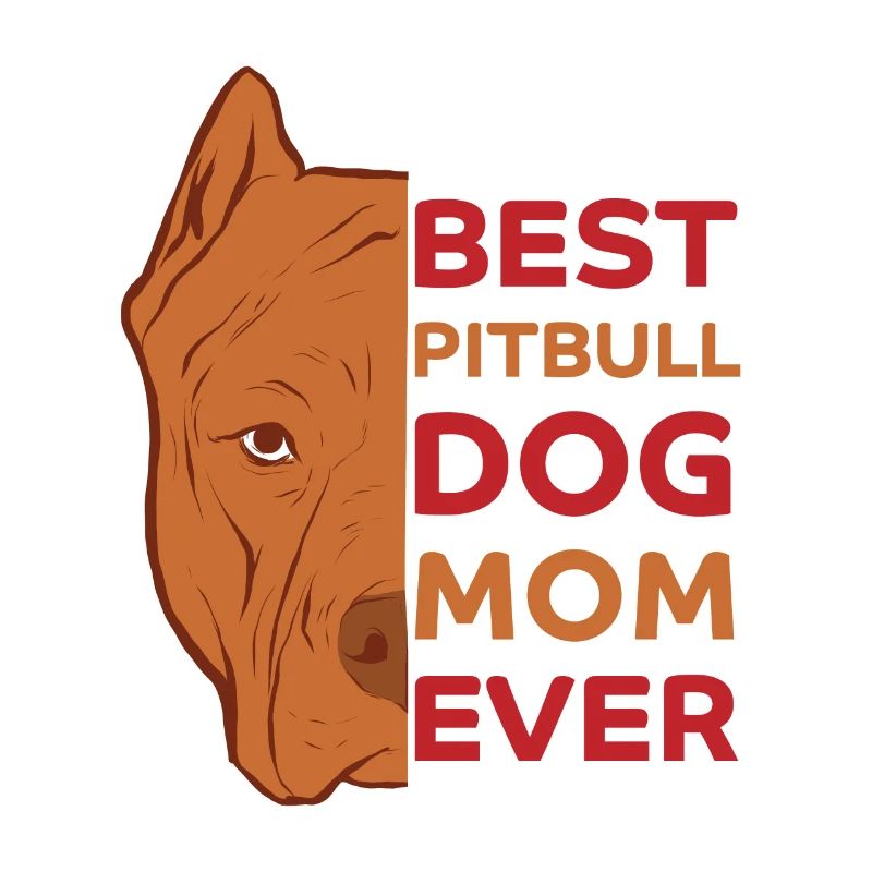 Pitbull Spruch Mama Hunde Mutter Pitbull Geschenk