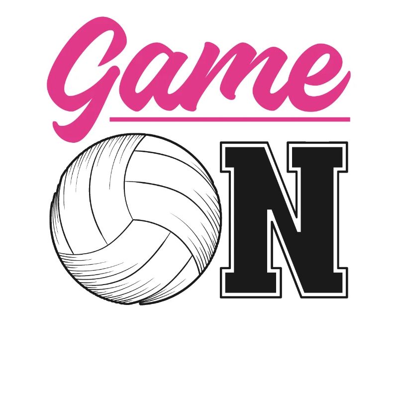 Volleyball Player Team Game On