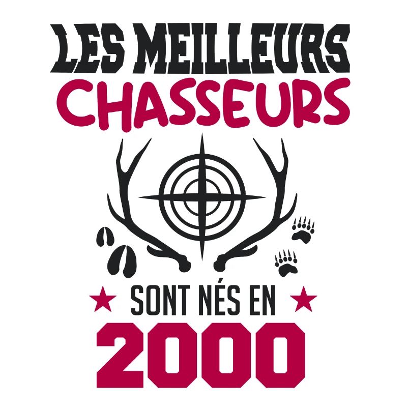 Anniversaire chasseur Née en 2000