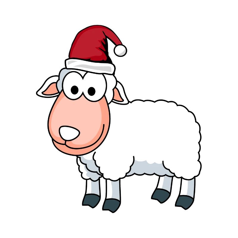 Sheep Comic Christmas