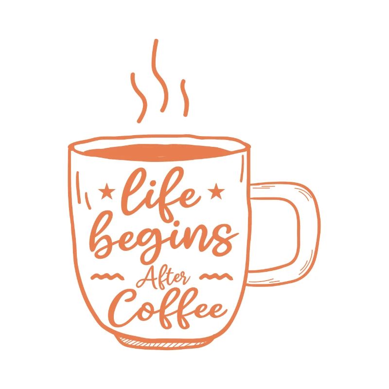 Das Leben beginnt nach dem Kaffee