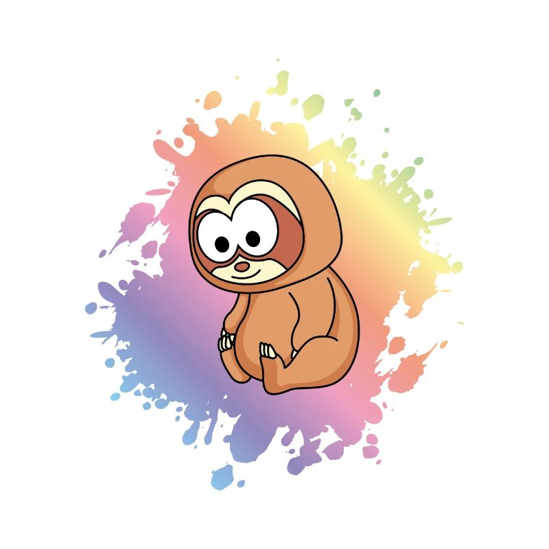 Sloth Comic Animal