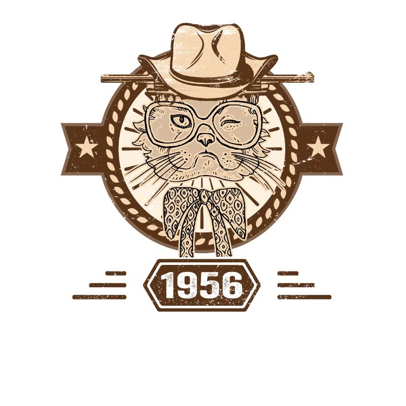 1956 | Birthday Gift | Cat lovers