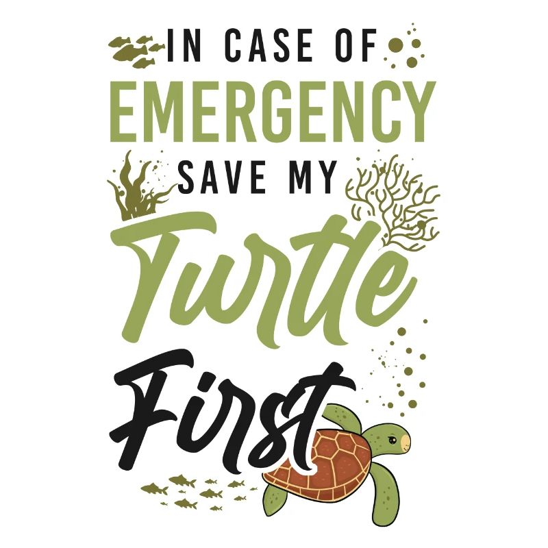 Sea Turtle Tortoise In Case Of