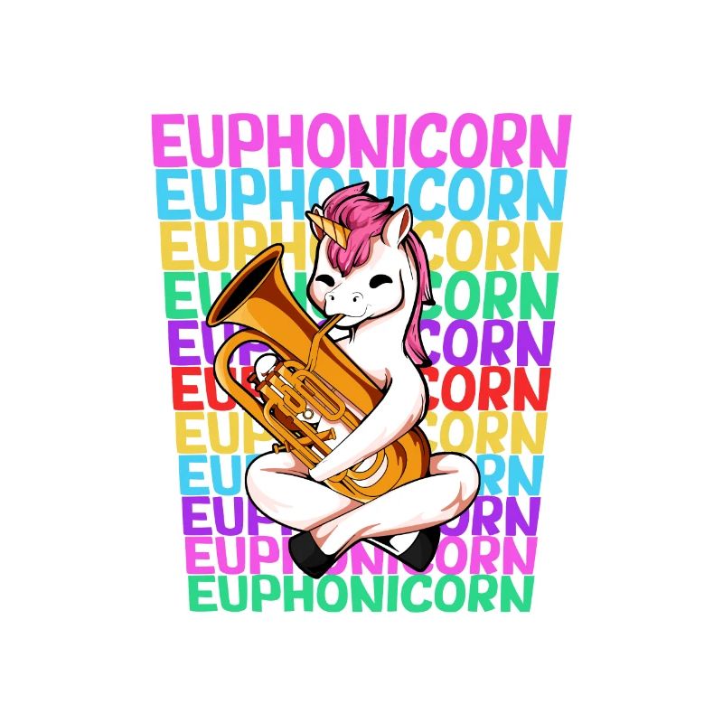 Euphonicorn - Einhorn mit Euphonium