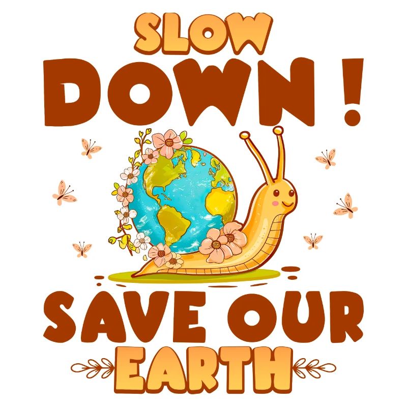 Planet Snail Nature Let's Save Our Planet