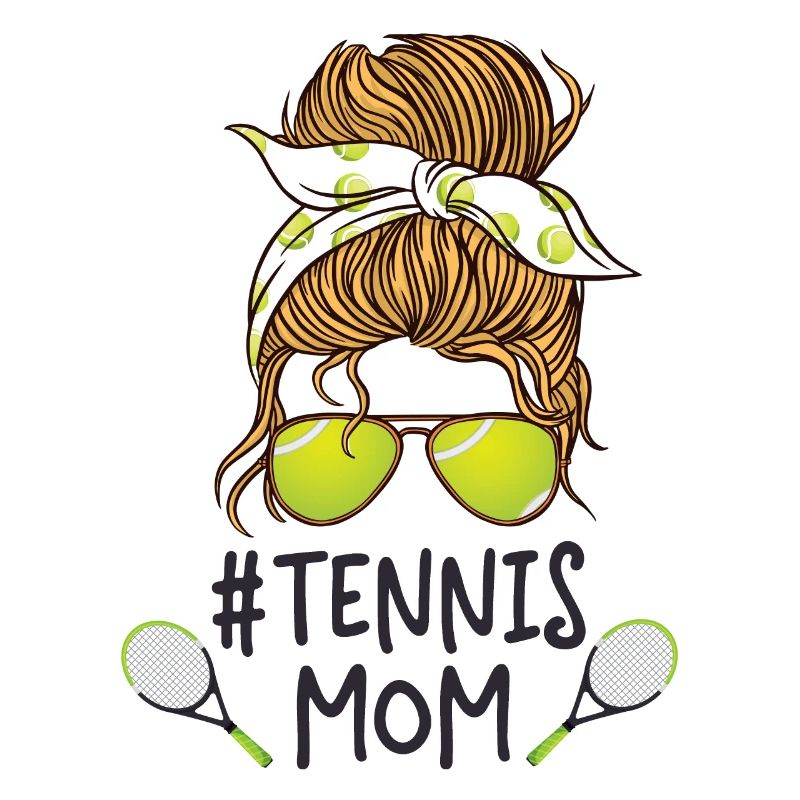 Funny Tennis Player Racket