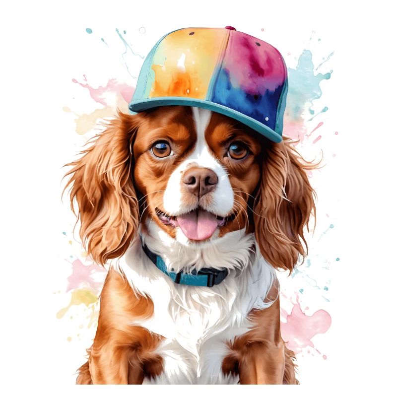 Cavalier King Charles Spaniel Snapback Cap Chien