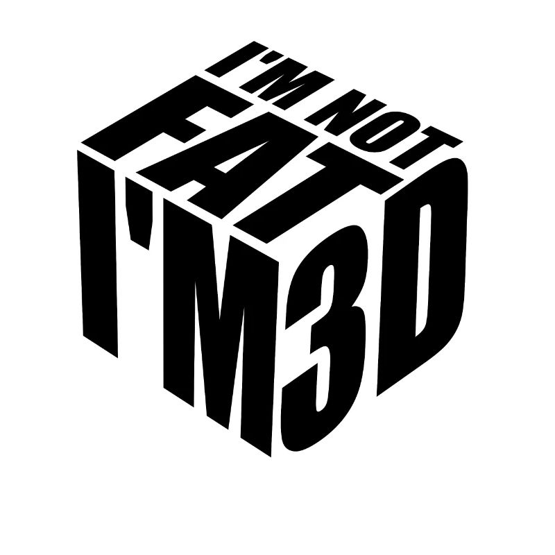 I'm not fat I'm 3D