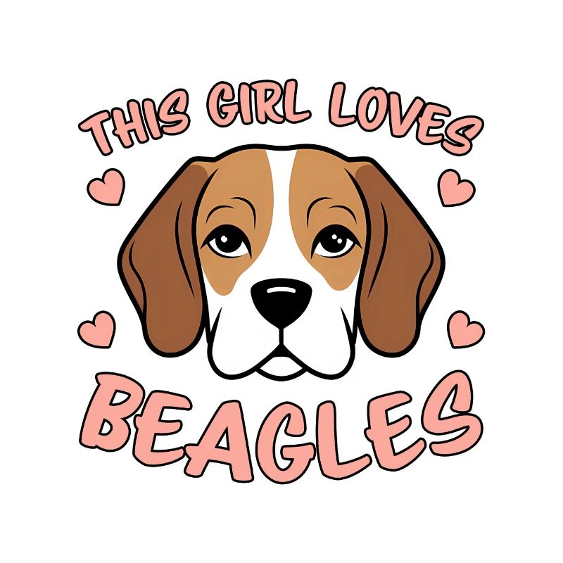 Beagle Mädchen Hunde Lustiges Beagle Geschenk