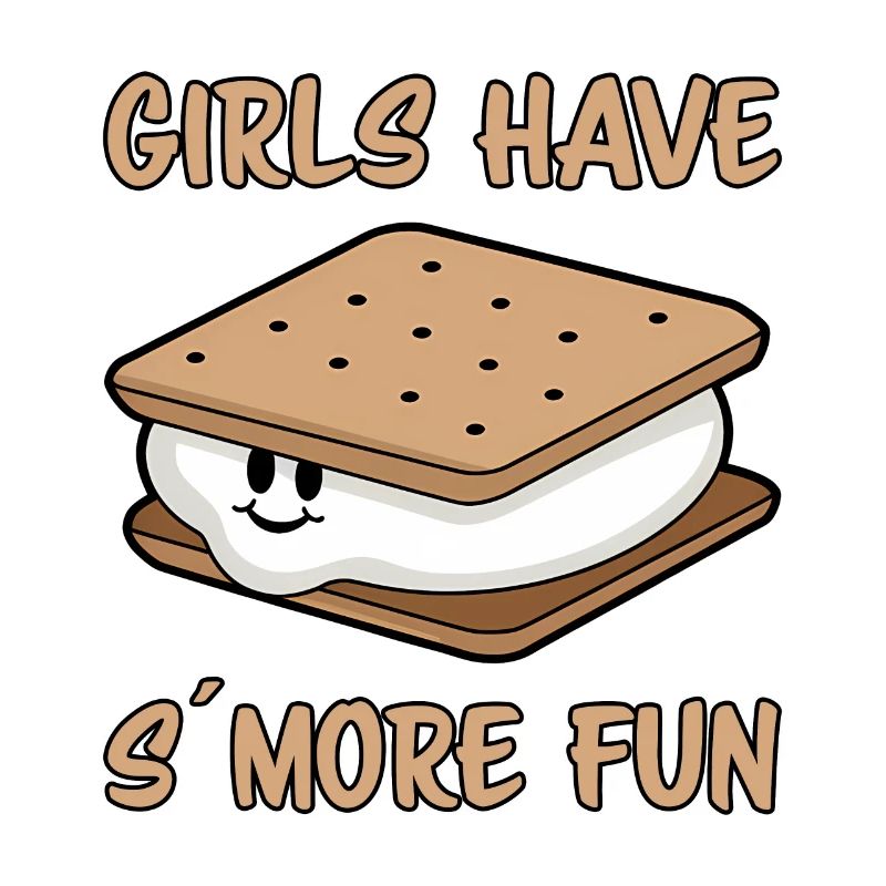 S ́More Saying Marshmallow Camping S ́More Gift