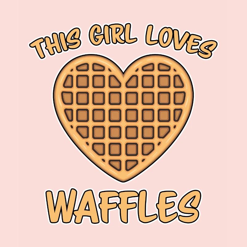 Waffles Saying Dessert Funny Waffles Gift