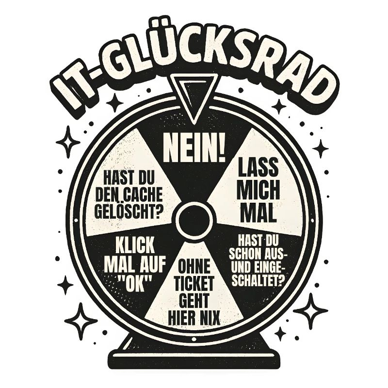 IT Support Glücksrad Service Desk IT Helpdesk