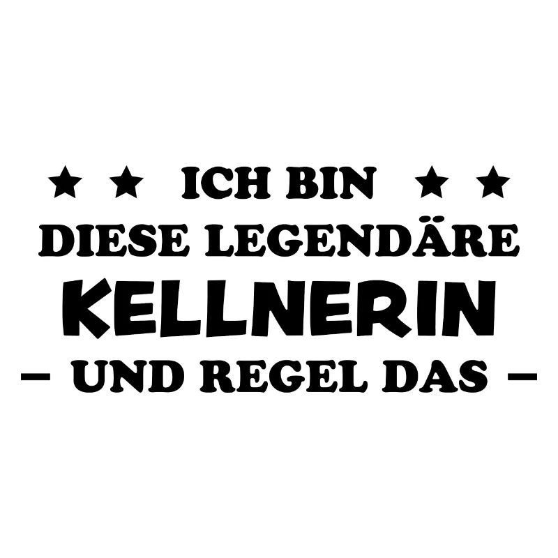 Kellnerin Lustig Spruch Serviererin Beruf Geschenk