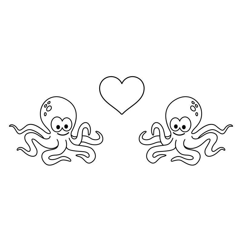 Krake Comic Couple amour