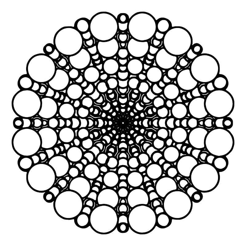 Geometric Mandala Circles Round Pattern Shape