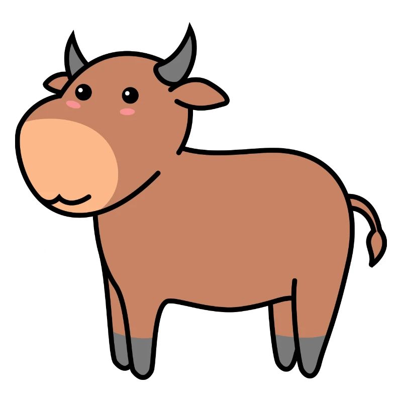 Stier Comic Tier